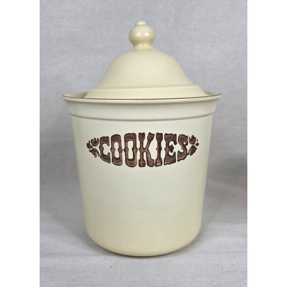 Vtg Pfaltzgraff Village Baking Set | 5-Piece Mixing Bowl & Cookie Jar Collection - Picture 2 of 16